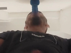 Deep Throating fuck stick while I jerk to get all the gravy out