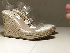 Cum on my GF new sandals