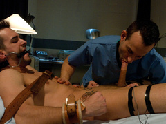 Dominant male devours cock in excellent gay fetish