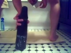 Self fist and dildo
