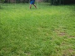 Running in the rain