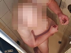 Jerked off and showered super hot
