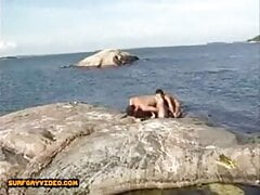 Boys on the beach 69 blowjobs anal sex handjob facial cum