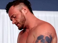 Gay cum on ass, rectal, bareback sex