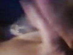 Masturbating