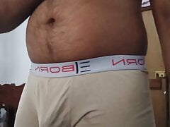 Hot Underwear Bulge and Big Cock