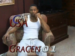 Aston resumes hectically tugging his wood while he's railing Cesar