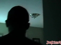 Twink amateur jerks off after having blowjob from mature guy