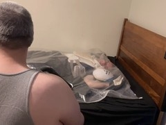 Breath control and gay bondage fun with Strapskinks