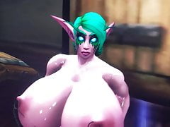 slutty nightelf dance for my last drop :)