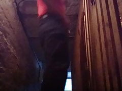 Jens11 wank in the basement