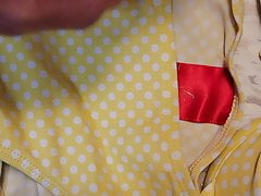 Second cum drip on chinese student panties using her bikini