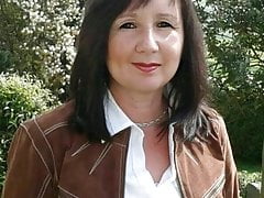 MILF Marion kriegt in die faltige Fresse gespritzt