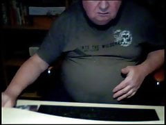 grandpa stroke on webcam