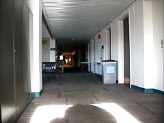 running down the hall way