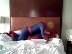 spiderman humped by stocking faced spiderman