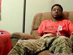 Getting a taste of this big black boner