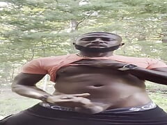 I Hope I Don't Get Caught Cumming Like This Behind This Plaza