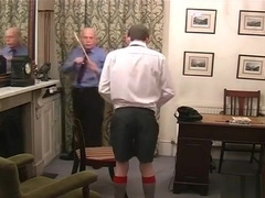 Head boys fag spanked, slippered and caned