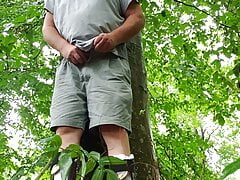 Jacking Off in the Woods and the Rain