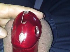 Day 1 locked in chastity cage