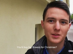 Young Euro hottie gets fucked on all fours