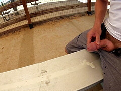 Back to the park for another cumshot