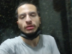 myself seating on the floor, salivating on it, showcasing stomach hair
