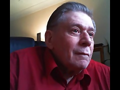 grandpa stroke on webcam