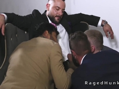 Four Gays In Suits Anal Fucking And Cumming 6 Min