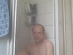 Feet under shower