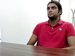 Ponytailed hottie getting fucked in the ass here