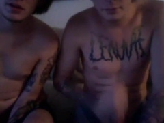 Twink Twins Masturbating on Webcam