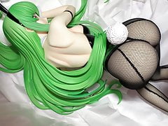 C.C bunny figure bukkake