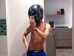Motorbike Man Jerks off