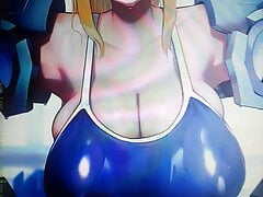Samus Big Tits Swimsuit Cum Tribute
