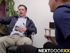 NextDoorXXX.com - Bottom jock's ass swatted and barebacked by pervy cops