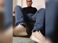Tomas play with a DILDO