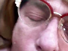 Sissy fucked in the mouth