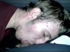 Big-Cock Amateur Twink Sucks at Truck Stop
