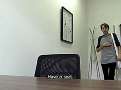 Shy amateur with a beard banged in the ass