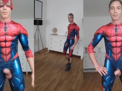 Spiderman comic assfucker handsfree condom-free internal cumshot dexterxxl