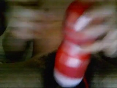 Ambisexual barely legal year aged wanking his virgin pecker with my fresh Tenga bowl