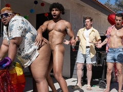 Santana XXL gets his big fucking ass blasted hard