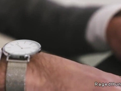 Real estate agent is romped for a job in the office