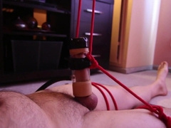 Machine Milked and twice ruined orgasm 4