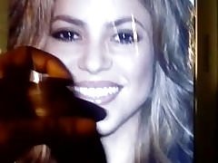 My Long Streak Ebony Cumshot Cumtribute for Shakira