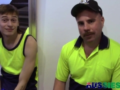 AUSSIESDOIT - Supreme Looking Kyler Barebacked Jamie After Backside Gobbling