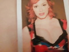 Christina Hendricks cumtribute
