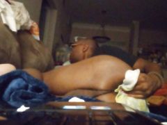 New Years Black Anal masturbation